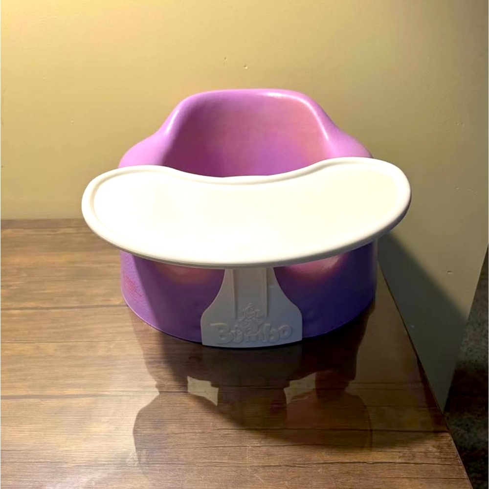 Baby Bumbo floor seat with tray